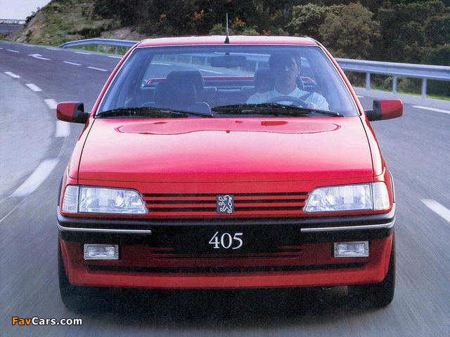 Peugeot 405 Mi16 1989–92 photos (640 x 480)