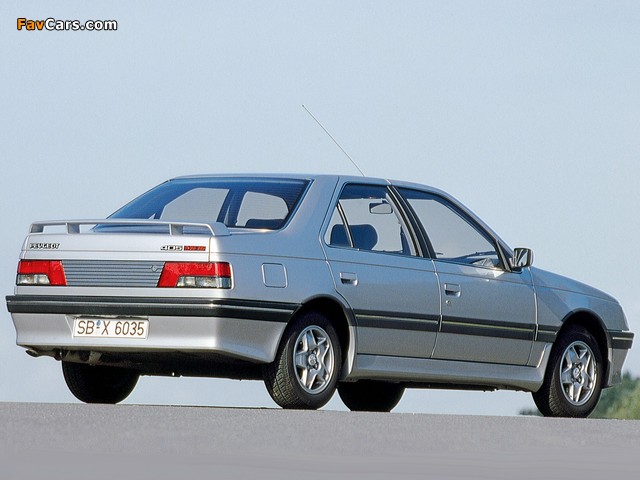 Peugeot 405 Mi16 1989–92 photos (640 x 480)