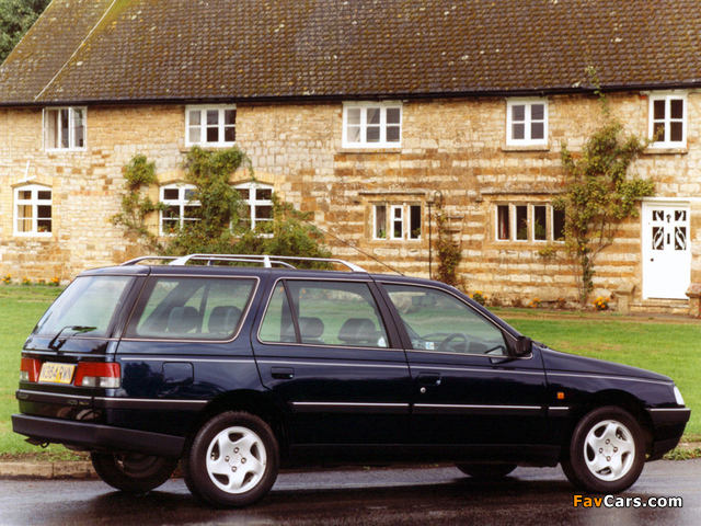 Peugeot 405 Quasar Break 1994–96 pictures (640 x 480)