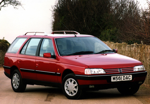 Photos of Peugeot 405 Break UK-spec 1988–96