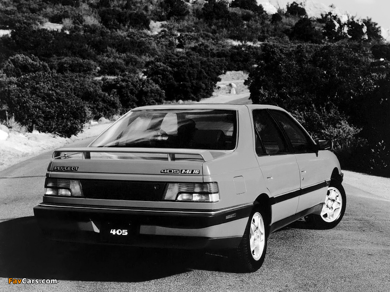 Photos of Peugeot 405 Mi16 US-spec 1989–91 (800 x 600)