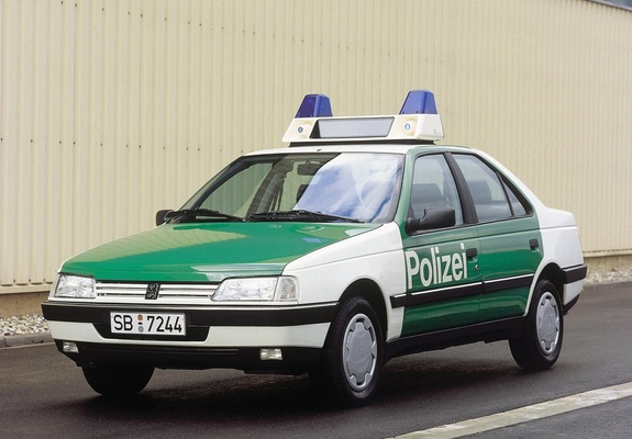 Peugeot 405 Polizei 1987–95 wallpapers