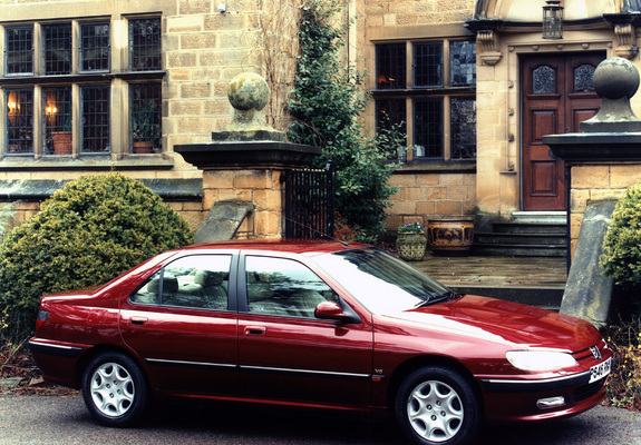 Peugeot 406 Sedan UK-spec 1995–99 pictures