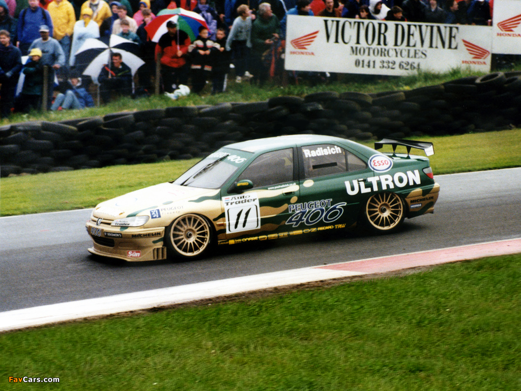 Peugeot 406 BTCC 1996–99 pictures (1024 x 768)