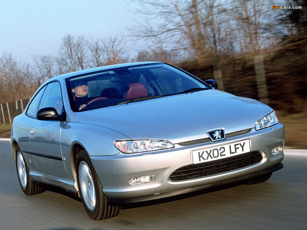 Peugeot 406 Coupe UK-spec 1997–2003 images (1024 x 768)