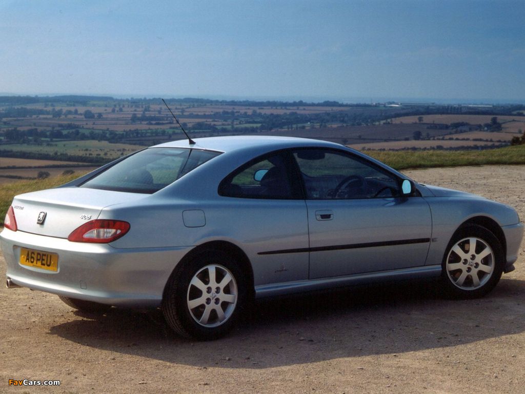 Peugeot 406 Coupe UK-spec 1997–2003 photos (1024 x 768)