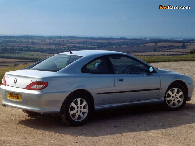 Peugeot 406 Coupe UK-spec 1997–2003 photos (640 x 480)