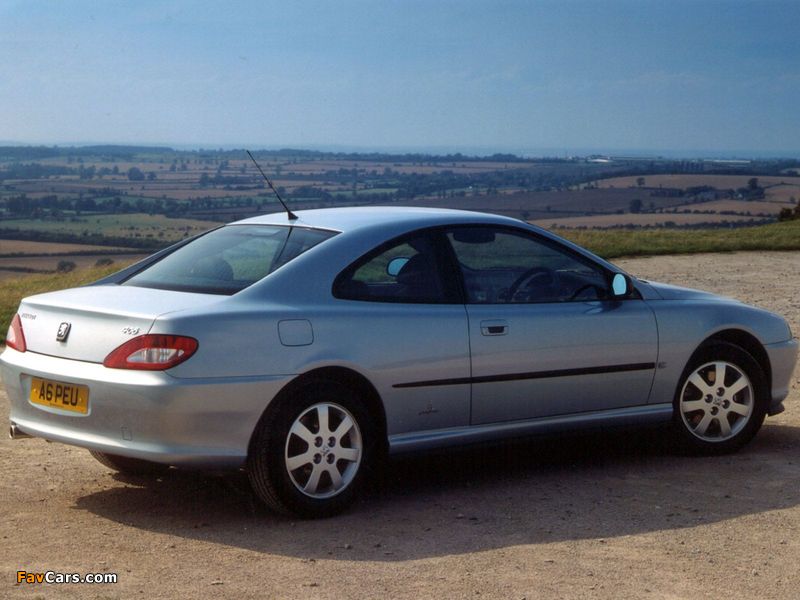 Peugeot 406 Coupe UK-spec 1997–2003 photos (800 x 600)