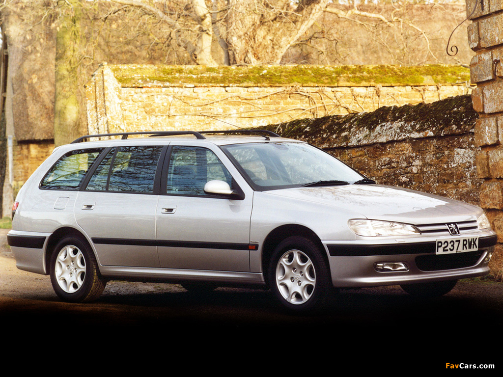 Peugeot 406 Break UK-spec 1999–2004 images (1024 x 768)