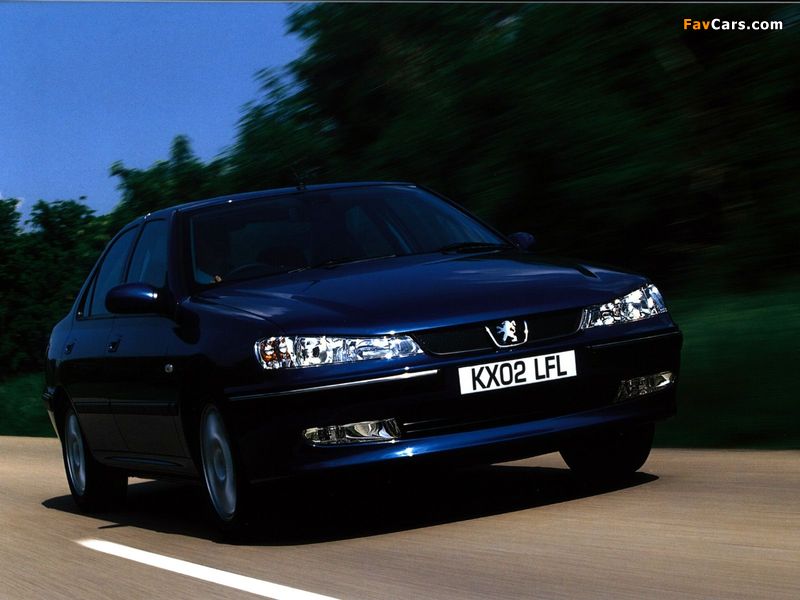 Peugeot 406 Sedan UK-spec 1999–2004 images (800 x 600)