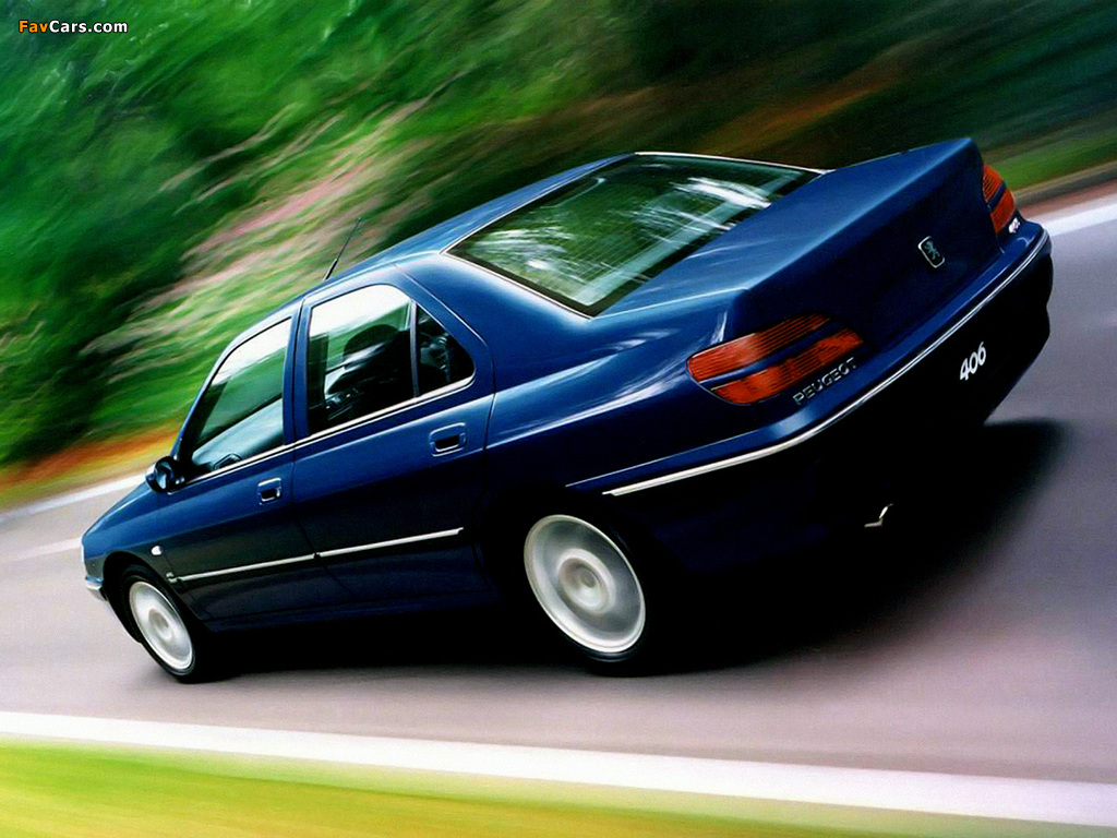 Peugeot 406 Sedan UK-spec 1999–2004 images (1024 x 768)