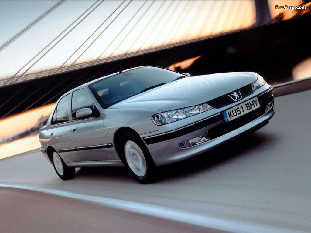 Peugeot 406 Sedan UK-spec 1999–2004 pictures (1024 x 768)