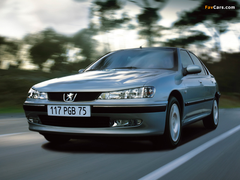 Peugeot 406 Sedan 1999–2004 wallpapers (800 x 600)