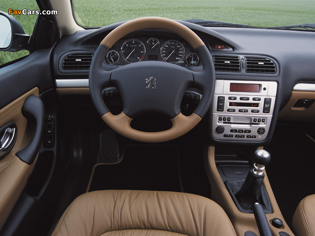 Peugeot 406 Coupe 2003–04 wallpapers (640 x 480)