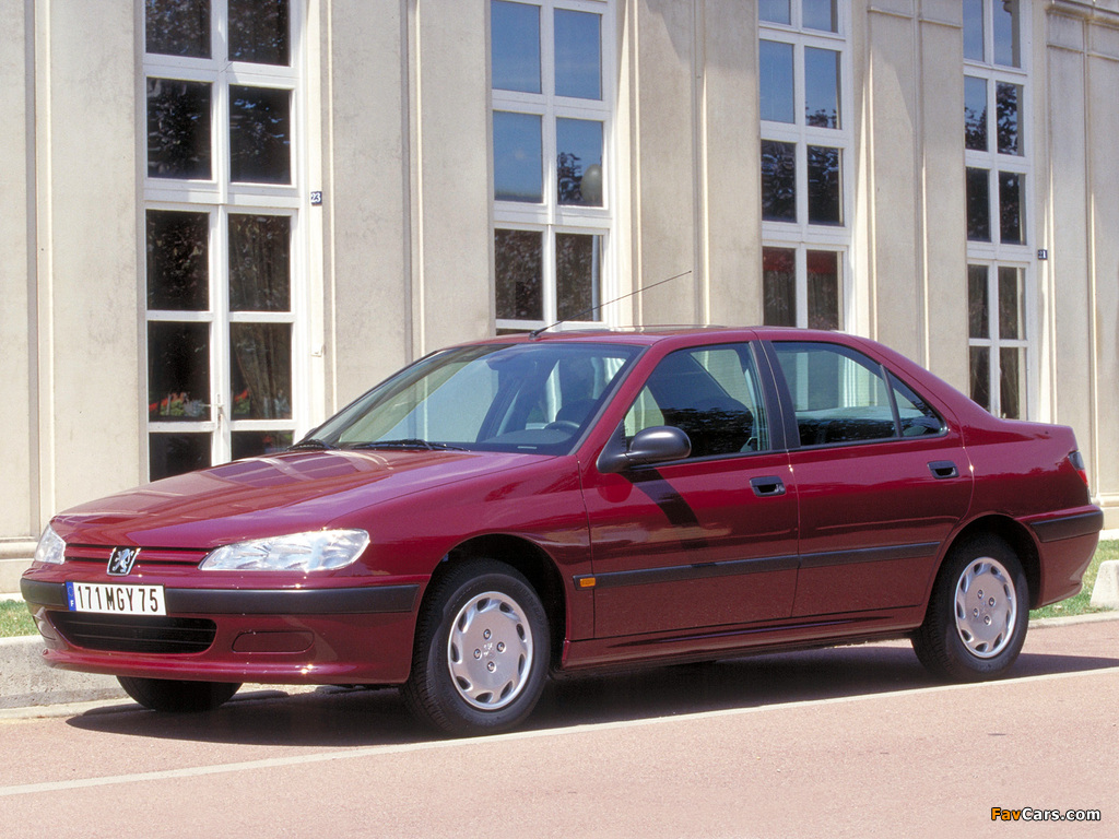 Peugeot 406 Sedan 1995–99 wallpapers (1024 x 768)