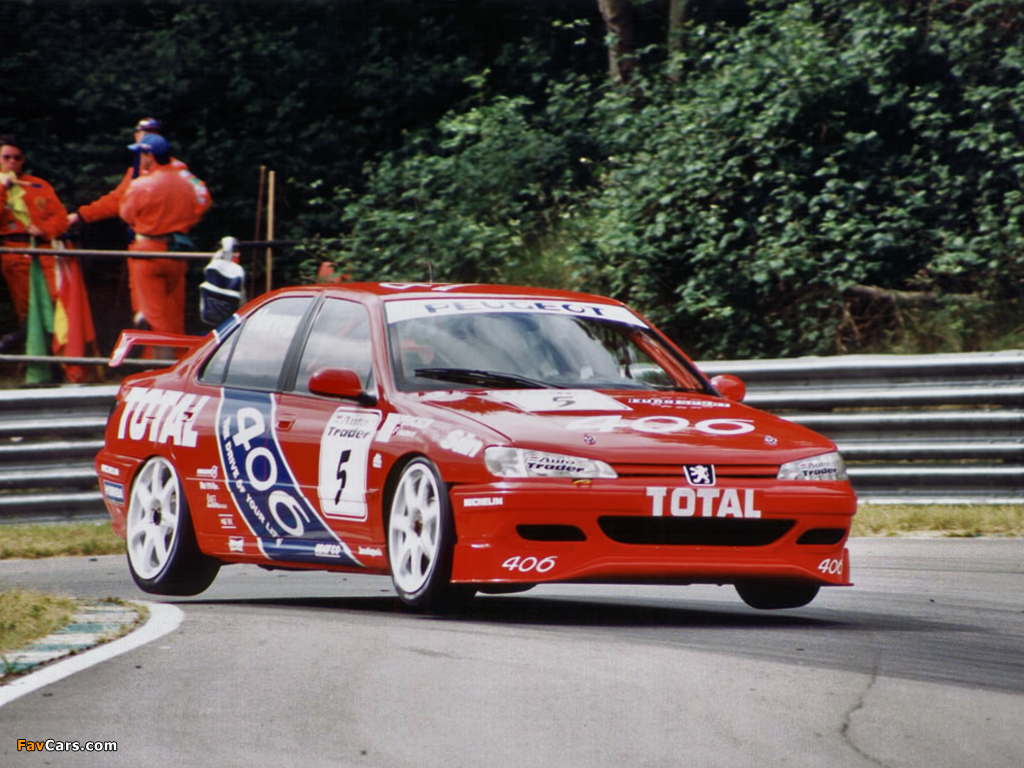 Peugeot 406 BTCC 1996–99 wallpapers (1024 x 768)