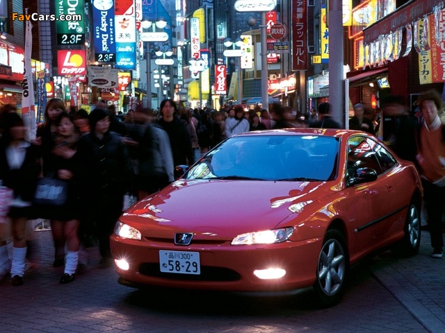 Peugeot 406 Coupe JP-spec 1997–2003 wallpapers (640 x 480)