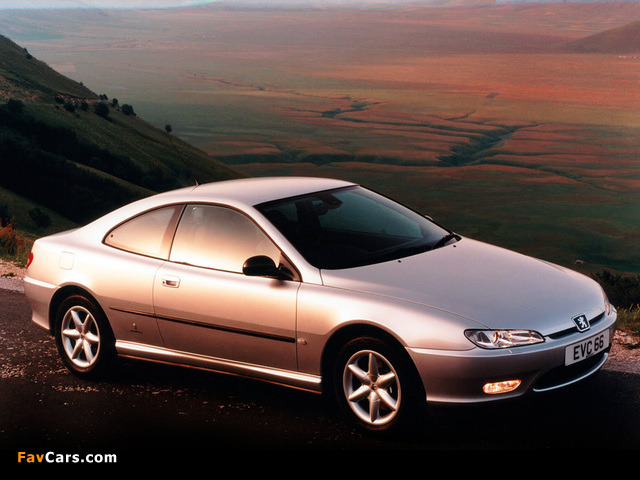 Peugeot 406 Coupe UK-spec 1997–2003 wallpapers (640 x 480)