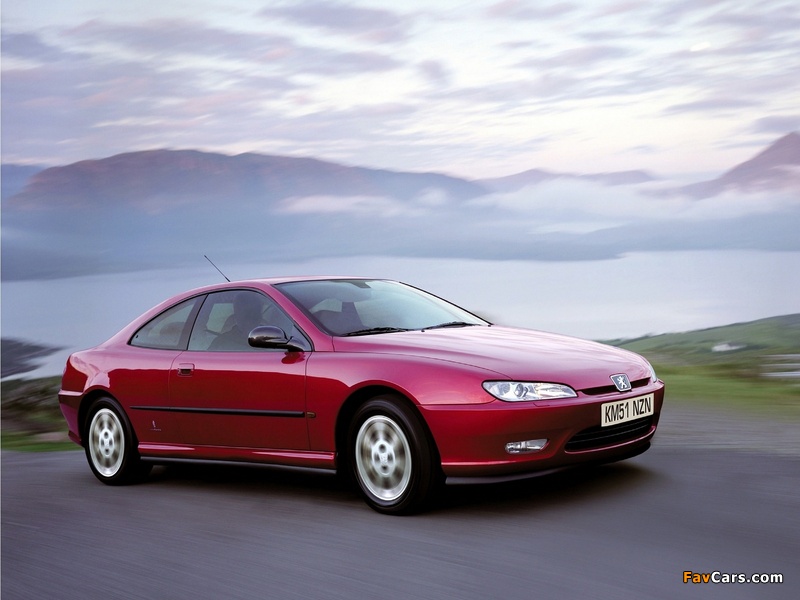 Peugeot 406 Coupe UK-spec 1997–2003 wallpapers (800 x 600)