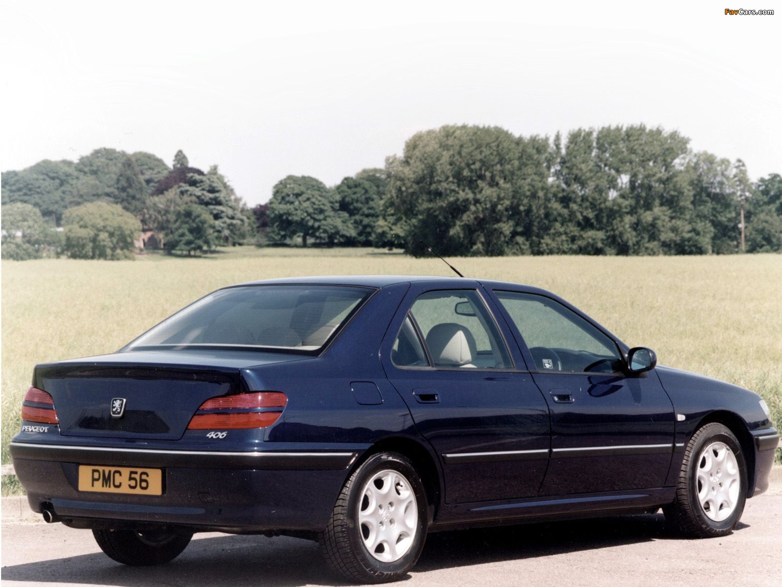 Peugeot 406 Sedan UK-spec 1999–2004 wallpapers (1600 x 1200)