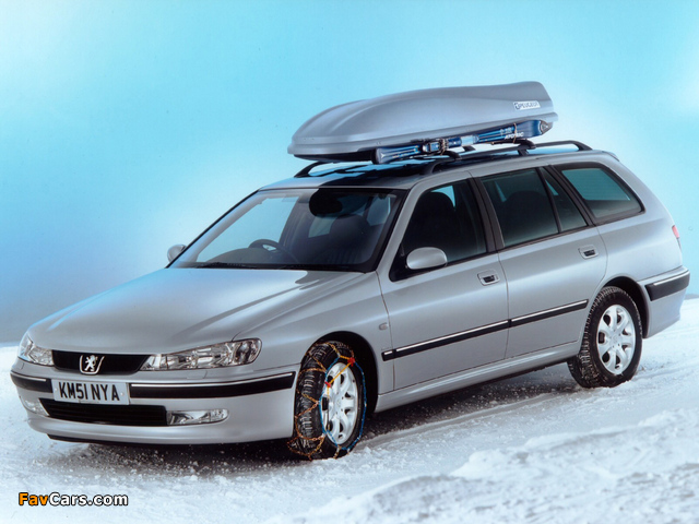 Peugeot 406 Break UK-spec 1999–2004 wallpapers (640 x 480)
