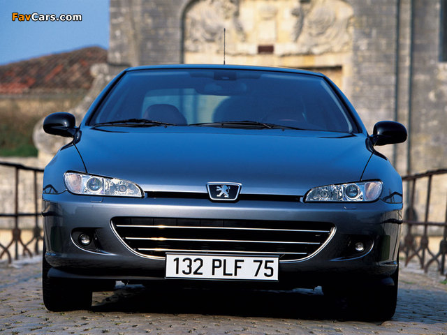 Peugeot 406 Coupe 2003–04 wallpapers (640 x 480)