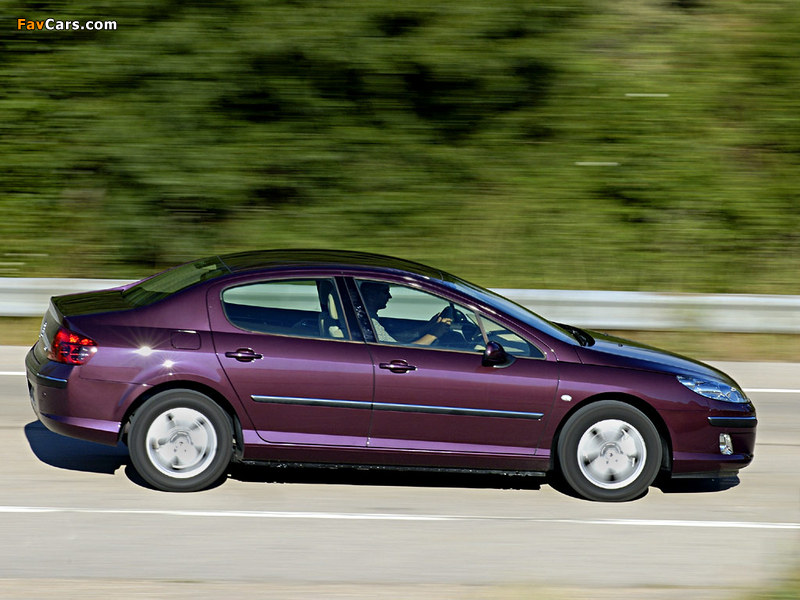 Peugeot 407 Sedan 2004–08 images (800 x 600)