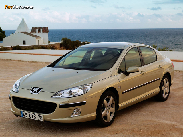 Peugeot 407 Sedan 2004–08 photos (640 x 480)