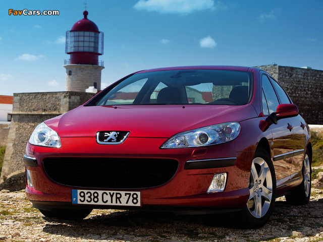 Peugeot 407 Sedan 2004–08 pictures (640 x 480)