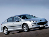 Peugeot 407 Sedan UK-spec 2004–08 wallpapers