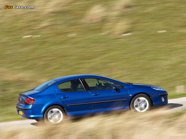 Peugeot 407 Sedan 2004–08 wallpapers (640 x 480)