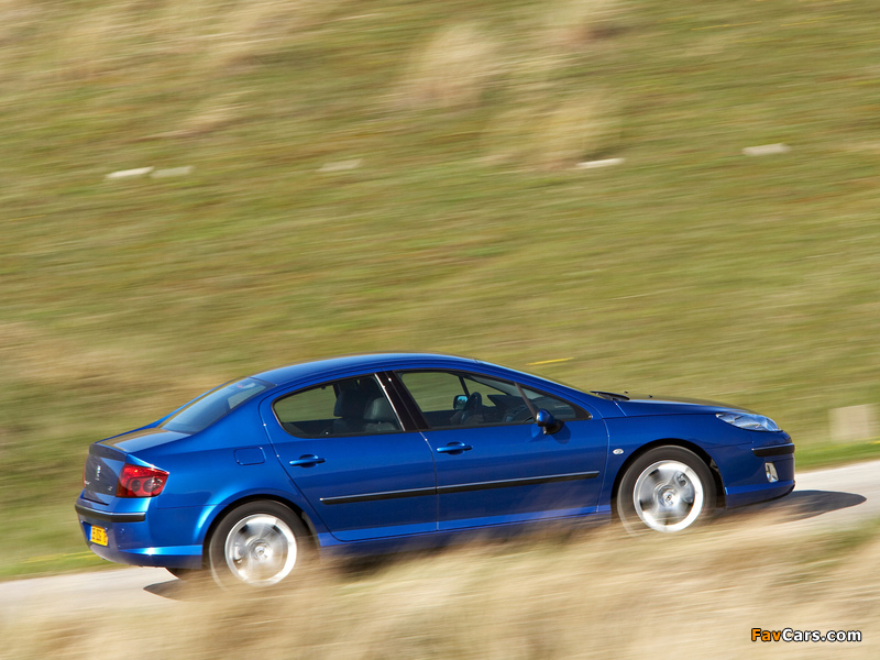 Peugeot 407 Sedan 2004–08 wallpapers (800 x 600)