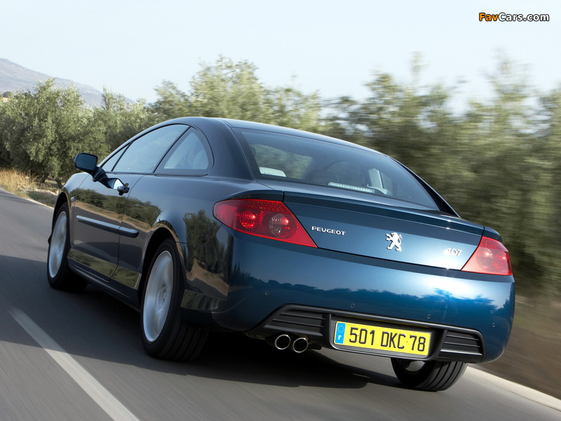 Peugeot 407 Coupe 2005–10 images (800 x 600)