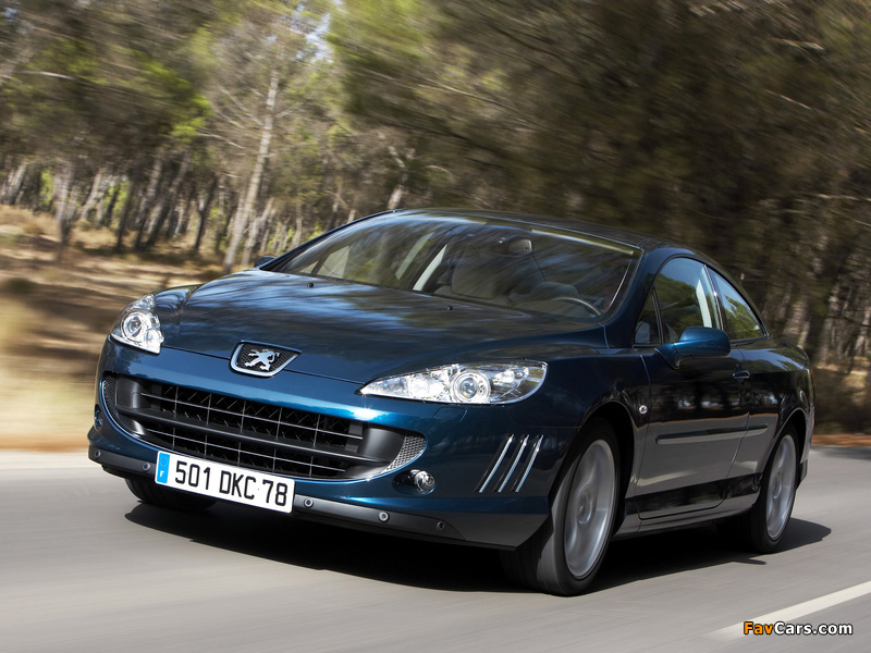 Peugeot 407 Coupe 2005–10 images (800 x 600)