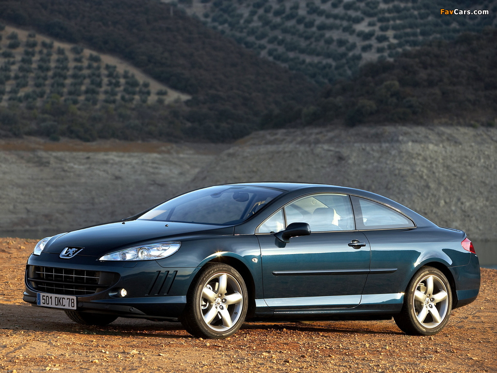 Peugeot 407 Coupe 2005–10 photos (1024 x 768)