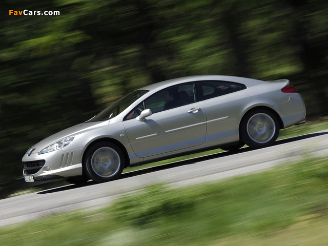 Peugeot 407 Coupe 2005–10 wallpapers (640 x 480)