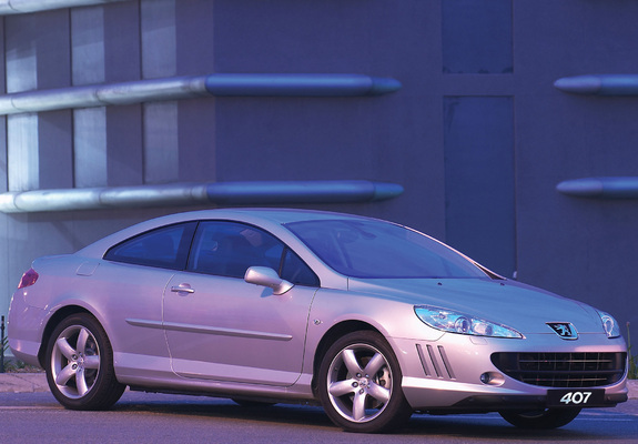 Peugeot 407 Coupé ZA-spec 2006–09 photos