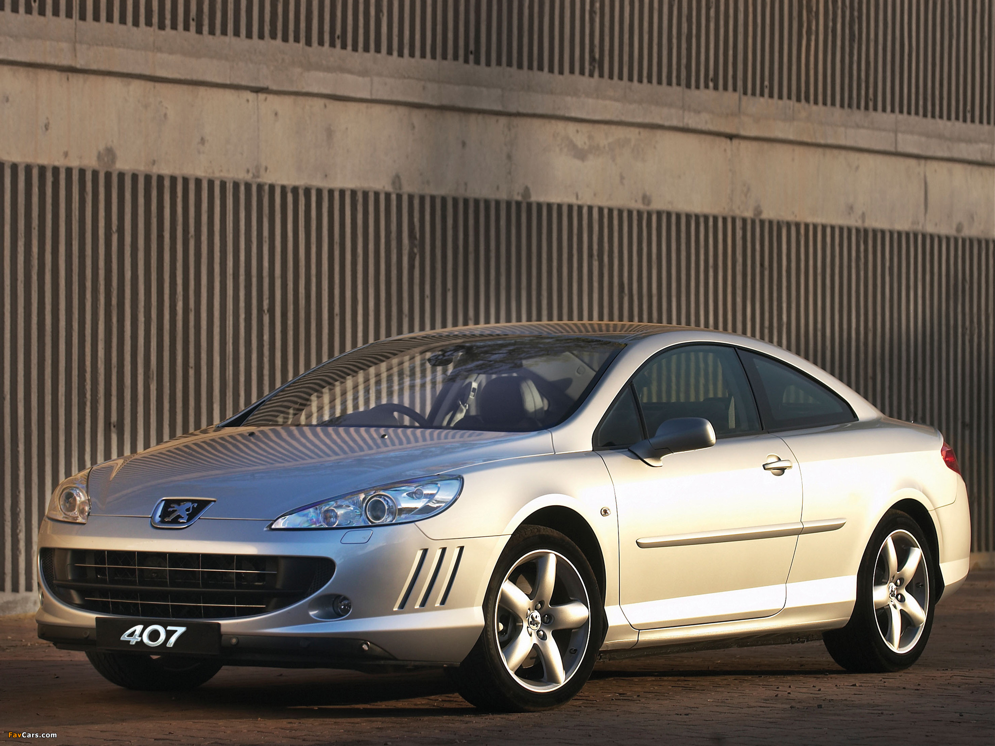 Peugeot 407 Coupé ZA-spec 2006–09 wallpapers (2048 x 1536)