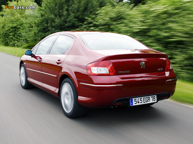 Peugeot 407 Sedan 2008–10 images (640 x 480)