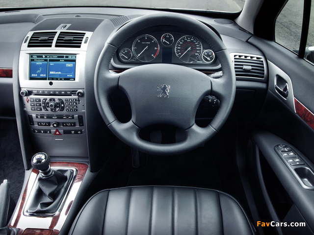 Photos of Peugeot 407 Sedan UK-spec 2004–08 (640 x 480)