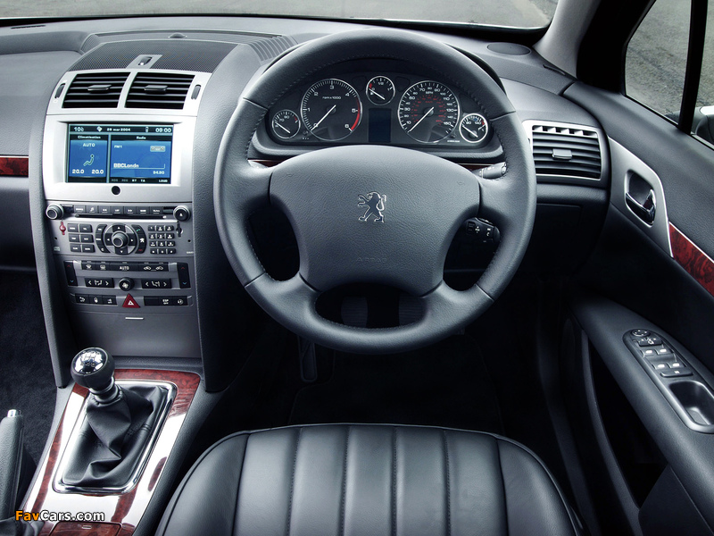 Photos of Peugeot 407 Sedan UK-spec 2004–08 (800 x 600)