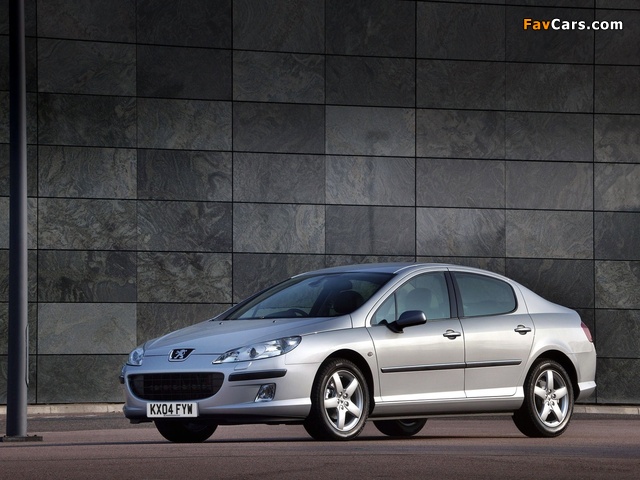 Pictures of Peugeot 407 Sedan UK-spec 2004–08 (640 x 480)
