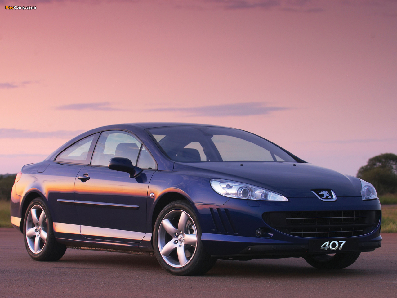 Pictures of Peugeot 407 Coupé ZA-spec 2006–09 (1280 x 960)