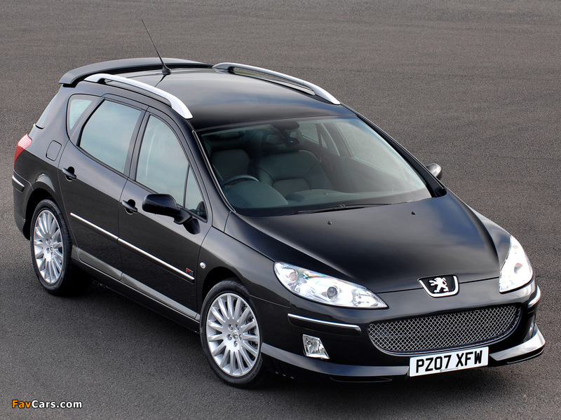 Pictures of Peugeot 407 SW Sport XS 2008–10 (800 x 600)