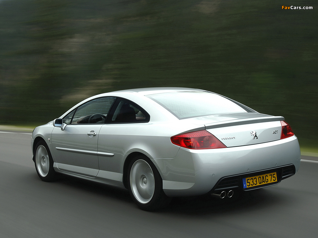 Peugeot 407 Coupe 2005–10 wallpapers (1024 x 768)
