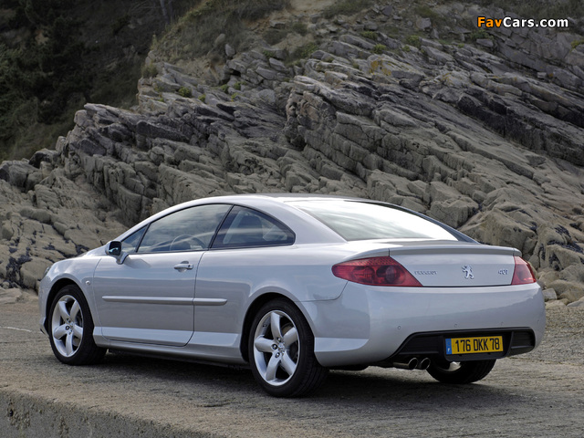 Peugeot 407 Coupe 2005–10 wallpapers (640 x 480)