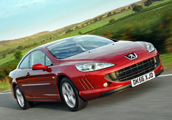 Peugeot 407 Coupé UK-spec 2005–11 wallpapers