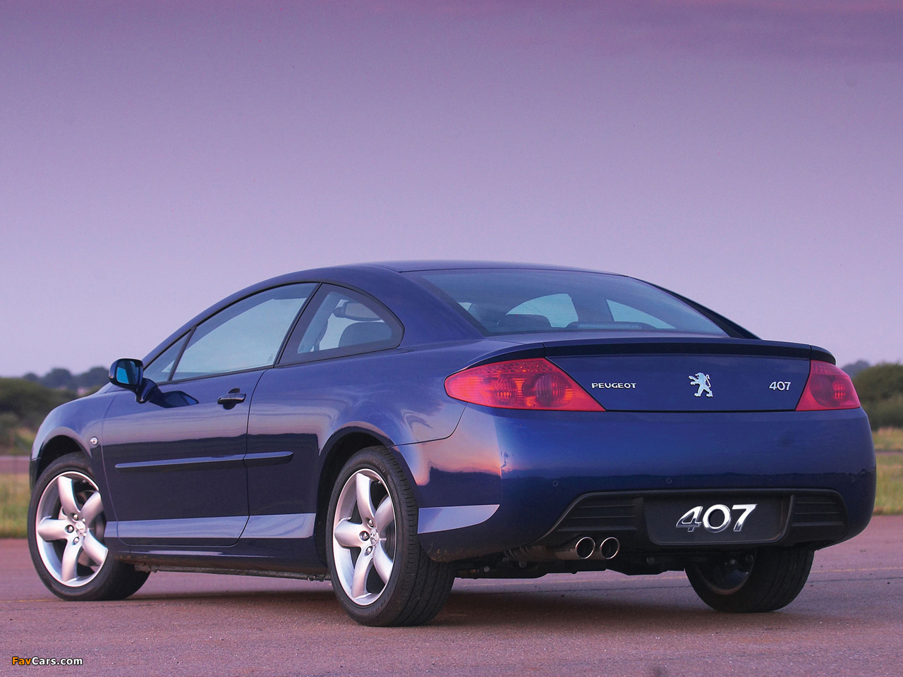 Peugeot 407 Coupé ZA-spec 2006–09 wallpapers (1280 x 960)