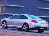 Peugeot 407 Coupé ZA-spec 2006–09 wallpapers