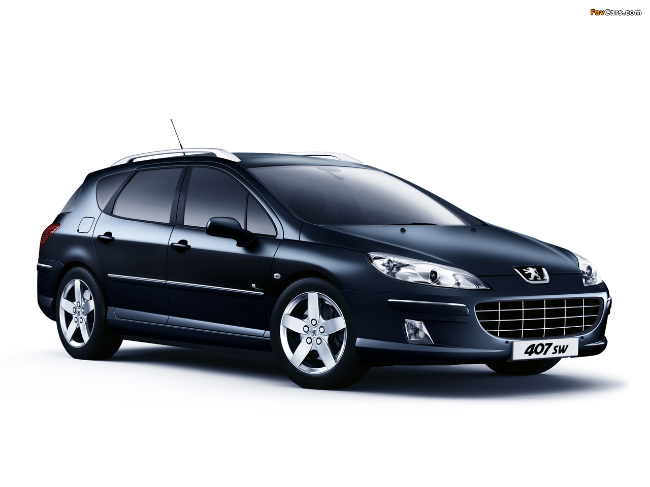 Peugeot 407 SW Black & Silver 2009 wallpapers (1280 x 960)